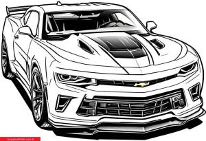 Yarış Arabası boyama sayfası, Sports Race Car coloring page, , 