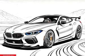 Yarış Arabası boyama sayfası, Sports Race Car coloring page, , 