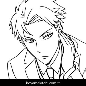 Spy x Family boyama sayfası – PDF indir, sevimli karakter