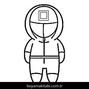 Squid Game boyama sayfası – yaratıcılık, eğlenceli etkinlik