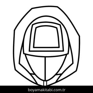 Squid Game boyama sayfası – yaratıcılığı geliştirir, keyifli zaman