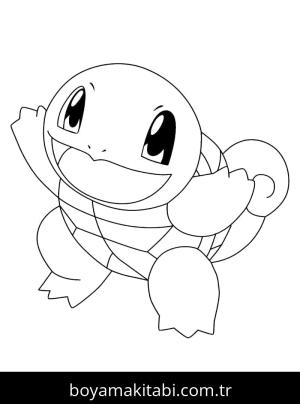Squirtle boyama sayfası – yaratıcılık, eğlenceli etkinlik