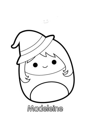 Squishmallow boyama sayfası,  coloring page, Squishmallow Madeleine, 