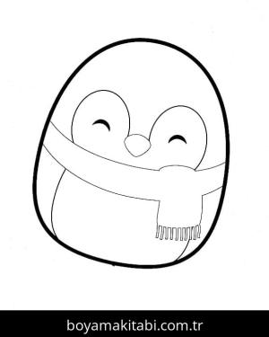 Squishmallow boyama sayfası – eğlenceli etkinlik, el becerilerini geliştirir