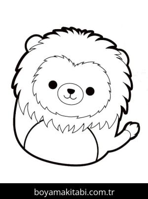 Squishmallow boyama sayfası – eğlenceli etkinlik, el becerilerini geliştirir