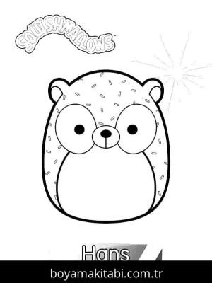 Squishmallow boyama sayfası – yaratıcılığı geliştirir, keyifli zaman