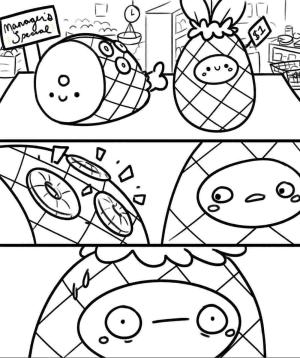 Squishmallow boyama sayfası,  coloring page, Komik Squishmallow, 