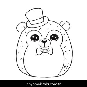 Squishmallow boyama sayfası – boyama çalışması, yaratıcılığı geliştirir