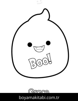 Squishmallow boyama sayfası – keyifli zaman, renkli çizimler