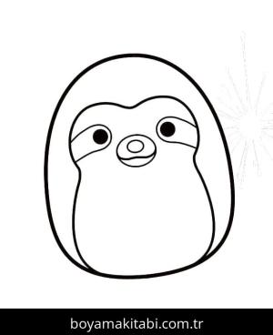 Squishmallow boyama sayfası – yaratıcılığı geliştirir, keyifli zaman