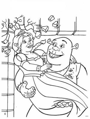 Şrek boyama sayfası,  coloring page, Şrek Resim, 