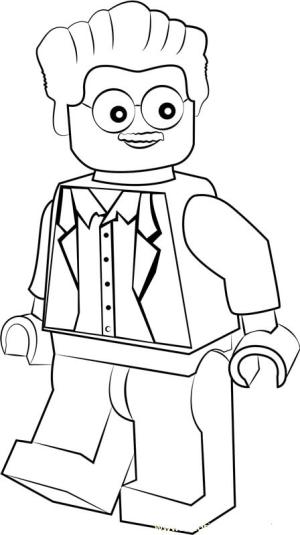 Stan Lee boyama sayfası,  coloring page, Lego Stan Lee, 