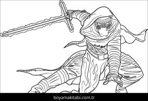 Star Wars boyama sayfası – keyifli zaman, renkli çizimler