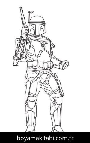 Star Wars boyama sayfası – yaratıcılığı geliştirir, keyifli zaman