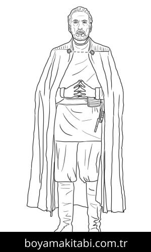 Star Wars boyama sayfası – çocuk aktivitesi, PDF indir