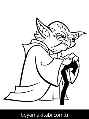 Star Wars boyama sayfası – sanatsal çalışma, çocuklar için