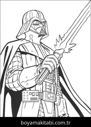 Star Wars boyama sayfası – yaratıcılık, eğlenceli etkinlik
