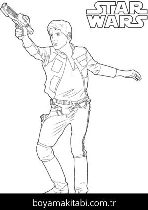 Star Wars boyama sayfası – yaratıcılığı geliştirir, keyifli zaman