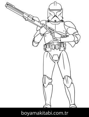 Star Wars boyama sayfası – okul öncesi, evde etkinlik