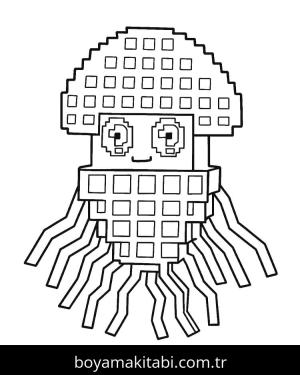 Steal a Brainrot boyama sayfası – basit çizim, kolay boyama