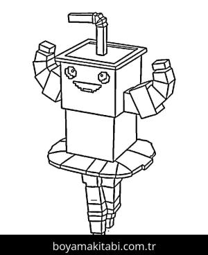 Steal a Brainrot boyama sayfası – PDF indir, sevimli karakter