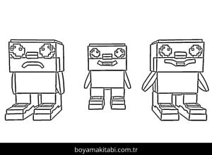 Steal a Brainrot boyama sayfası – çocuk aktivitesi, PDF indir