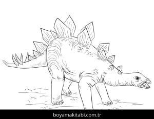 Stegosaurus Dinazor boyama sayfası,  coloring page, , Young Stegosaurus From Dinosaur