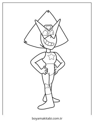 Steven Universe boyama sayfası – yaratıcılık, eğlenceli etkinlik