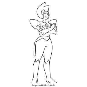 Steven Universe boyama sayfası – el becerilerini geliştirir, boyama çalışması