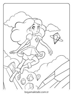 Steven Universe boyama sayfası – yaratıcılığı geliştirir, keyifli zaman