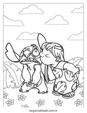 Stitch boyama sayfası – ücretsiz yazdır, boyama etkinliği