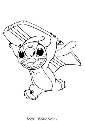 Stitch boyama sayfası – ücretsiz yazdır, boyama etkinliği