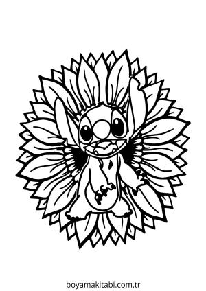 Stitch boyama sayfası – boyama çalışması, yaratıcılığı geliştirir