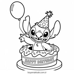 Stitch boyama sayfası – boyama etkinliği, çocuk aktivitesi