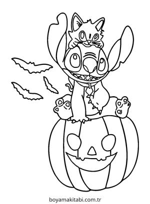 Stitch boyama sayfası – kolay boyama, eğitici aktivite