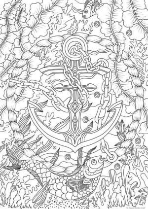 Stres Atıcı boyama sayfası,  coloring page, Çapa, 