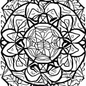 Stres Atıcı boyama sayfası,  coloring page, Stres önleyici mandala, 