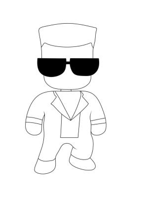 Stumble Guys boyama sayfası,  coloring page, Ücretsiz Yazdırılabilir Stumble Guys, 