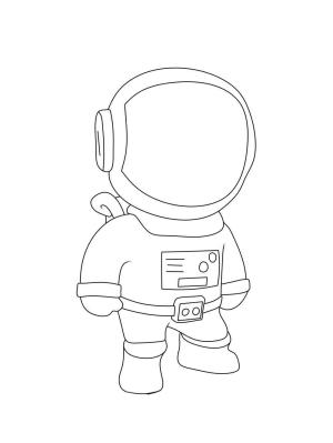 Stumble Guys boyama sayfası,  coloring page, Stumble Guys Astronaut ücretsiz, 