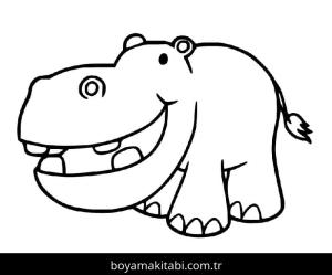 Su Aygırı Boyama Sayfaları