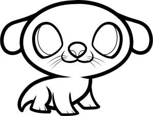 Su Samuru boyama sayfası, Otters coloring page, Su Samuru chibi, 