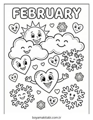 Şubat Ayı Boyama