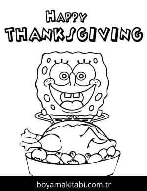 Şükran günü boyama sayfası – boyama etkinliği, çocuk aktivitesi