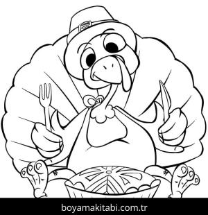 Şükran günü boyama sayfası – eğlenceli etkinlik, el becerilerini geliştirir