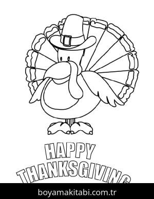 Şükran günü boyama sayfası – yaratıcılığı geliştirir, keyifli zaman