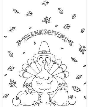 Şükran günü boyama sayfası,  coloring page, Ücretsiz Şükran Günü, 