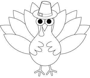 Şükran günü boyama sayfası,  coloring page, Şükran günü hindisi, 