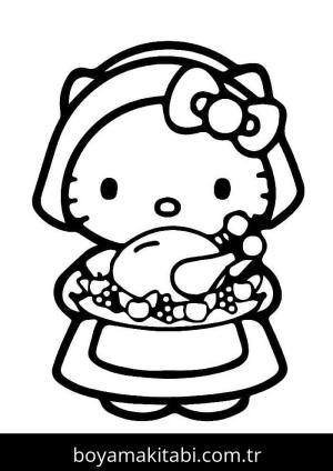 Şükran günü boyama sayfası – evde etkinlik, ücretsiz yazdır