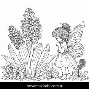 Sümbül boyama sayfası – ücretsiz yazdır, boyama etkinliği