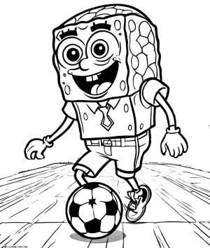 Sünger Bob boyama sayfası, SpongeBob coloring page, , 